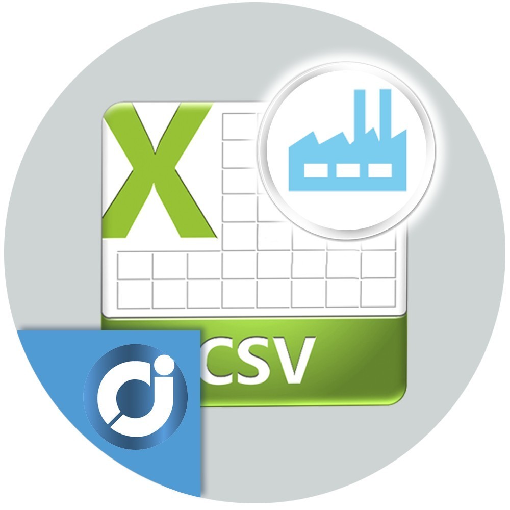CSV Fabricantes - Exporta e importa los fabricantes de los productos de tu tienda. Actualización en masa de los fabricantes o m