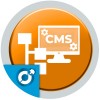 Associates a category with CMS pages to display text, images, videos, etc in the category page.