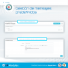 Management of predefined messages.